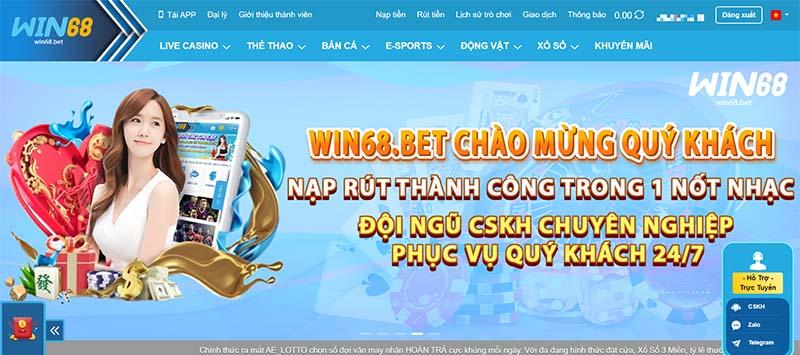 Win68 là thế giới cờ bạc trực tuyến công bằng