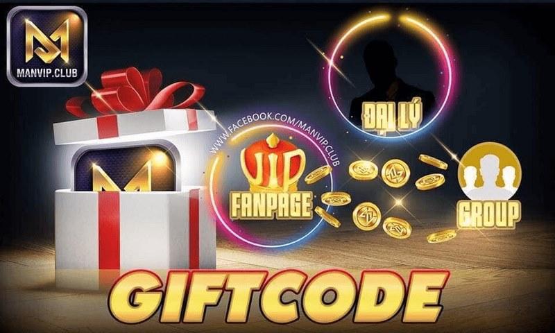 Cách nhận giftcode cho thành viên của Manvip